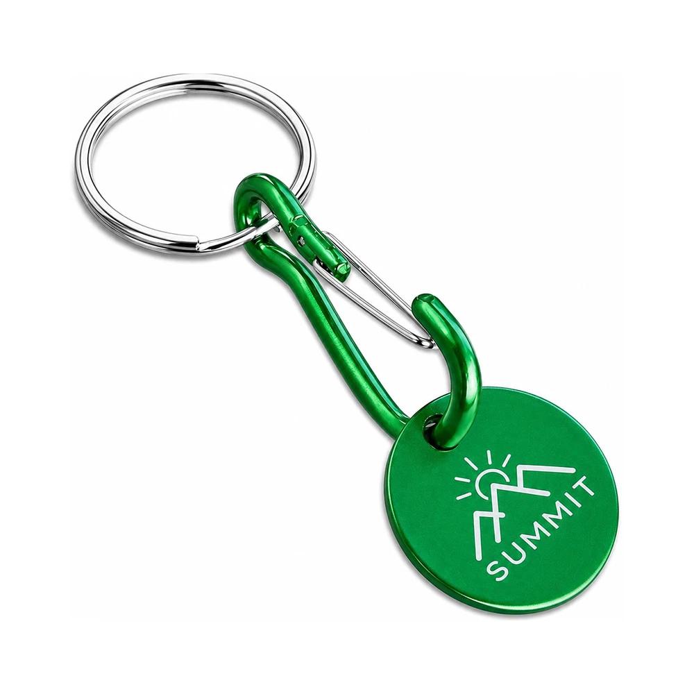 Custom Aluminum Trolley Coin Keychains
